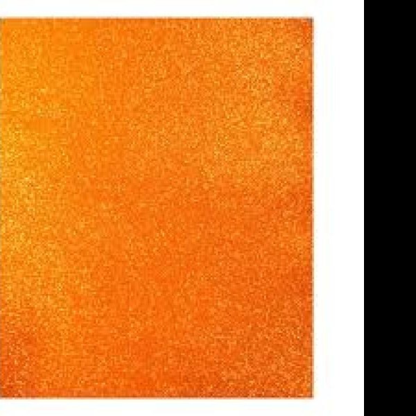 FOAMY DIAMANTADO 55X43CM. NARANJA 6DF-IP-KA E.10 C.30